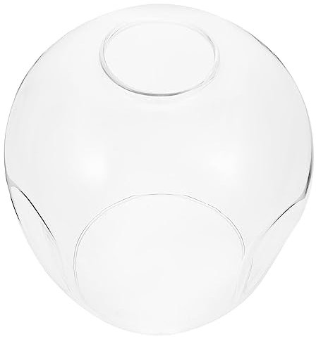 Veemoon 1stk Lampenschirm Aus Glas Anti-staub-lampenschirm Glas Lampenabdeckung Decke Kronleuchter Standlichtabdeckungen Lampenschirm Aus Zylinderglas Glühbirnenabdeckung Blase Tisch Oval