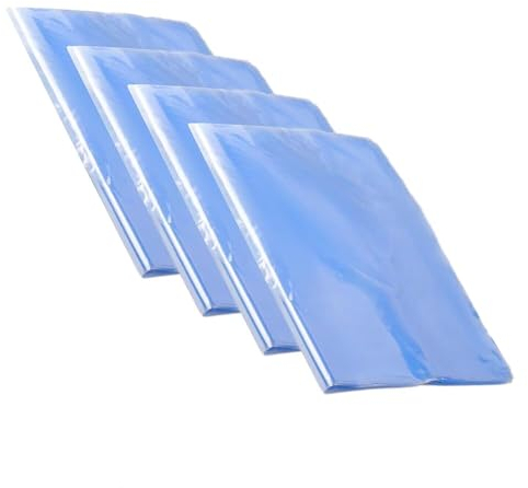 Zundo 100 Stück Transparent Schrumpffolie Beutel 28 x 40cm PVC Heat Shrink Wrap Film Schrumpfen Taschen