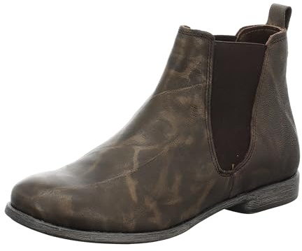 THINK! Damen Agrat Leder Gefütterter Nachhaltiger Chelsea Boots