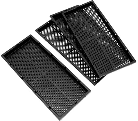 FONDOTIN 5 Pièces Plateau De Germination Pallette en Plastique Choux Plateau en Plastique Pot De Fleurs en Plastique Agropyre Matière Première Plastique Plante Faire Tourner Légume