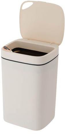 Mülleimer 16L, Sensor-Mülleimer aus PP, Automatik Mülleimer mit Smart Sensor Küche Abfallbehälter, Abfalleimer mit Deckel, Badezimmer Mülleimer Batteriebetrieben, 23 * 20 * 36 cm