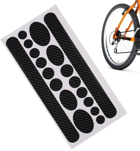 Fahrrad-Aufkleber, kratzfeste Schutzfolie, Kettenstrebenschutz, Rahmenschutz-Pads für Sportfahrräder, Mountainbikes