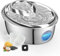 GoldenSun Katzenbrunnen, Rostfreie Stähle Automatischer Wasserbrunnen für Katzen, 67oz/3L Katzen Trinkbrunnen – 4 Aktivkohlefilter, Geeignet für alle Rassengrößen (D66)