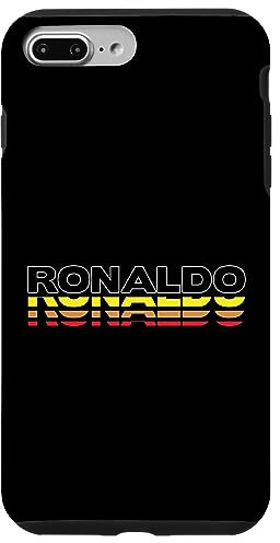 iPhone 7 Plus/8 Plus Ronaldo First Name Funny Vintage Sunset Ronaldo Case