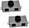 ANGOFIZ 2 Bouton Poussoir Micro Interrupteur Clé Télécommande pour Peugeot 206 107 207 307 406 pour Citroen C1 C2 C3 C4 Xsara Berlingo pour Toyota Opel pour Renault Clio 2