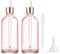 Onperpoe 2 Pcs Glass Dropper Bottles, 100ml, Rose Gold, Reusable, Travel, Round, Glass, Dropper Bottle, Essential Oil, Perfumes, Cosmetics