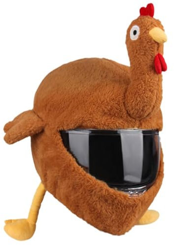 LZYWOD Helmschutz Kopfbedeckung Abdeckung Lustig Cartoon Tier Flauschig Plüsch Set Für Motorrad Vollgesichtskoffer Schützende Trendige Abdeckung Abdeckung Zubehör Helm-Zubehör Zubehör Helm