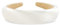 axy Haarreif aus gepolstertem Seidenstoff in eleganten festlichen Farben Wunderschön Damen Stirnband Haarschmuck Haarreifen Hairband HRK2Ro (Weiss, breit)