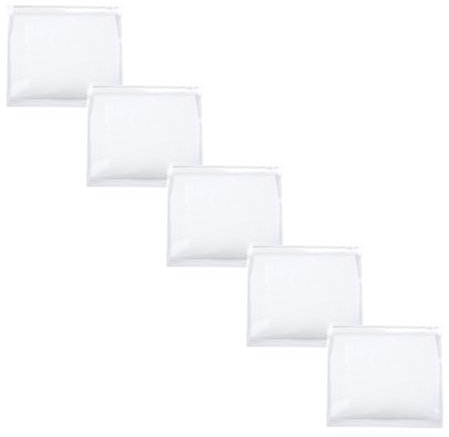 Bikini Bags Clear Bikini Storager Swimsuit Bag Organizer Clearly Plastic Holder Swimsuit Storage Bags Clear Bathing Suit with Zipper Home Organiser (5PC)