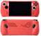 Coque de protection pour console de jeu Asus ROG ALLY avec peinture en aérosol et couleur contrastée (rouge)