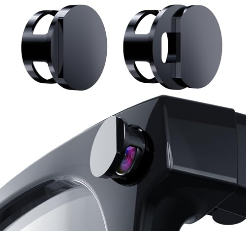 [2er-Pack] Blitzschutzabdeckung für Meta-Brillen, LED-Blocker kompatibel mit Ray-Ban Wayfarer (&Gen2), Skyler, Headliner Lichtschutzaufkleber-Zubehör, Sichtschutzabdeckung für Meta-Kameraobjektiv (2)