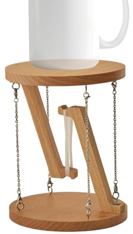 Wissenschaftliches Schreibtischspielzeug, schwimmende Figur aus Holz, Schreibtischspielzeug, Newton-Pendel, kinetische Skulptur, Gerät zur Stressabbau, pädagogisch für Zuhause,