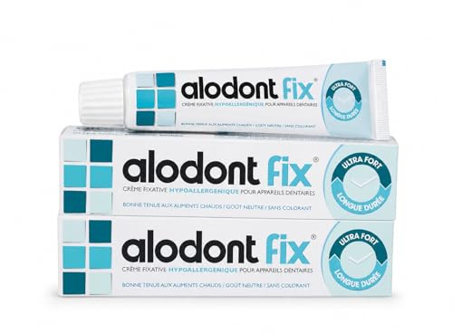 Lot de 2 Crèmes Fixatives pour Appareils Dentaires – Formule Hypoallergénique – Goût Neutre