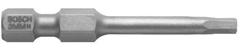 Bosch Professional Bit Extra-Hart für Innensechskant-Schrauben (HEX5, Länge: 49 mm, 3 Stück), 2607001734