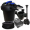 Wiltec Komplettset: CPF-250 Teichdruckfilter bis 10000 L Teich mit 11W Teichklärer, NEO8000 Teichpumpe 8000l/h 70W, 25m Teichschlauch 25 mm, SK-40 Skimmer 3000l/h 60W, HJ-943 Springbrunnen 800l/h 16W