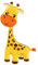 PatchMommy Giraffe Patch Aufnäher Applikation zum Aufbügeln Bügelbild - für Kleidung Jeans Jacken Kinder Baby