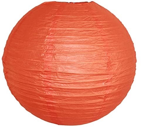 AAF Nommel®, 513, Lampion 1 Stk. Papier orange unifarben japanisch rund Durchmesser 30 cm
