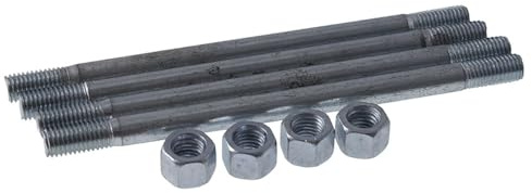 2EXTREME4 Zyl.-Stehbolzen M7 110mm mit Muttern kompatibel mit MBK Stunt 50 | Set zur Zylinderbefestigung, M7-Gewinde, 4 Stehbolzen, Muttern; kompatibel mit MBK Sorriso 50, REX Escape 50, REX Scooter 50