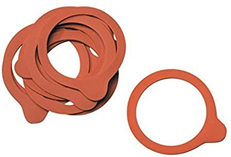 APS 82318 10er-Set Gummidichtringe für Weck-Gläser, für Gläser mit Ø 6 cm, Dichtungsringe, Naturkautschuk