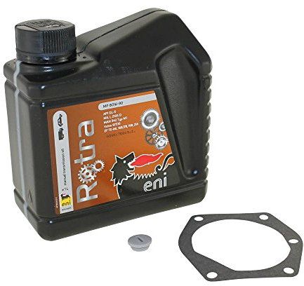 Set 1l Agip Getriebeöl Dichtung Ölablassschraube für Hercules Prima 3 5 2-Gang-Mofa KTM