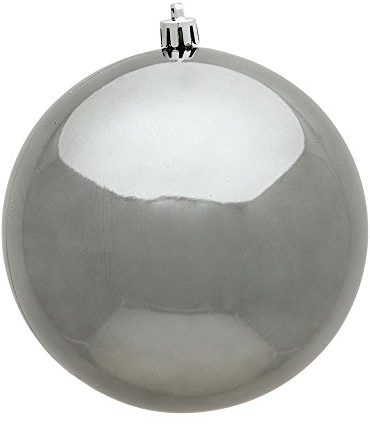 Vickerman 489208 Christbaumschmuck aus Zinn, 30,5 cm, glänzende Kugel