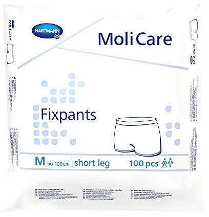 HARTMANN 9477470 MoliCare Fixpant, Grün, XL Taillien, Hüft Umfang 100cm - 160cm, 100 Stück