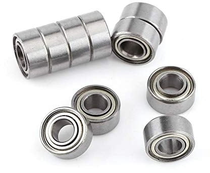 10 Stück Mini Kugellager Miniatur Rillenkugellager 685ZZ doppelt abgeschirmt Mini-Stahlkugellager 5x11x5mm