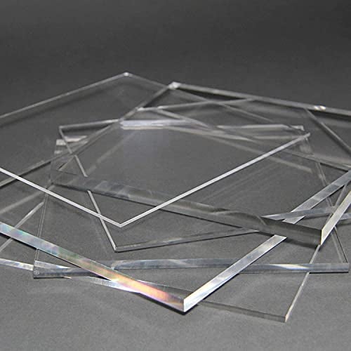 nattmann Acrylglas Zuschnitt PLEXIGLAS® Zuschnitt 10-25 mm Platte/Scheibe klar/transparent (10 mm, 400 x 400 mm) - nach Maß/Wunschmaß möglich