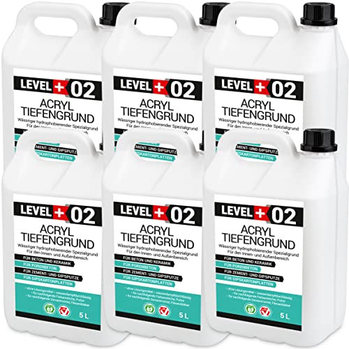 LEVEL+ Tiefengrund 30 L Acryltiefengrund Grundierung gebrauchsfertige verarbeitungsfertig Haftgund RM02