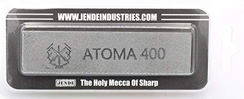 1x4 Atoma Diamond 400, feinste Atoma-Körnung, fortschrittliche Diamant-Technologie, 5 mm dicker Aluminiumrohling, Edge Pro, Hapstone und TSProf Sharpener Steinhalter