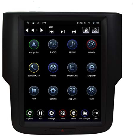 LINKSWELL T-Style 10.4 Inch Radio for RAM 2013-2018 Trucks 1500 2500 3500