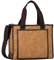 Denim TOM TAILOR bags LETICIA Damen Shopper M, camel, 34x12x26.5