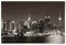 Wandbild Skyline New York Manhatten Night - 90cm x 60cm Poster matt