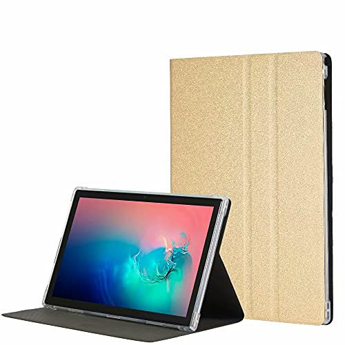 AKNICI Custodia Cover per Blackview Tab 8/Tab 8E, TECLAST M40 Pro/P20S/M40S/P20HD/M40, YESTEL T5, qunyiCO Y20, Ulefone TAB A7, Dragon Touch Notepad 102 AOYODKG 10, Lectrus 10, OUZRS 10.1 - Oro
