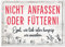 Soulhorse Stallschild, Weideschild, Schild Nicht anfassen Holzoptik, Tiere tolle Accessoires, Stallschild, Schild Pferd Pony Hund, Wand- und Türschild, Style