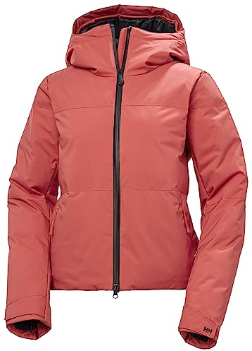 Helly Hansen Women's W Nora Short Puffy Jacket, Red, M