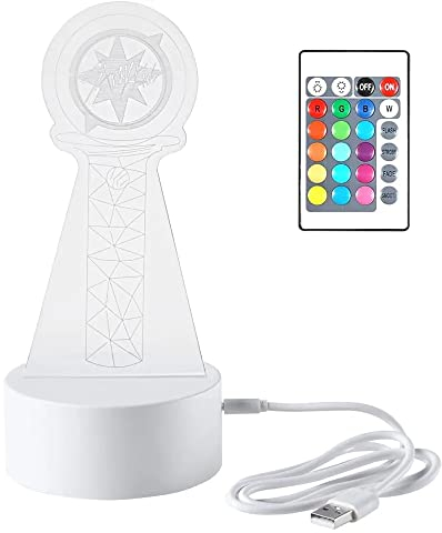 ZHENGGE Kpop Stray Kids 16 Farben LED USB Acryl Nachtlicht mit Fernbedienung für Home Room Decoration