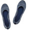 Frank Mully Women's Ballet Flats Slip On Knit Dress Shoes Pumps Shoes Round Toe,Blue, UK 6.5