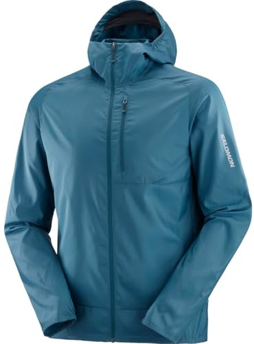 Salomon Herren Bonatti Cross Wind Jacket Jacke, Tiefschwarz, Large