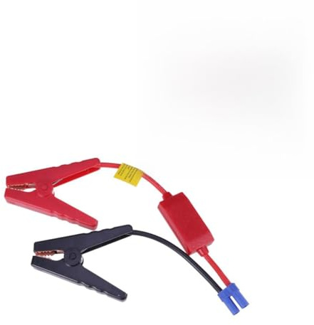 Starthilfekabel Klemme mit Verpolungsschutz 12v für Autobatterie | Silikon, D-o Sockel, für Werkstatt und Pannenhilfe, Passend für Auto Techniker