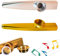 Kazoo,Kazoo Metall, Kazoo Membran Metallkazoo Musik Kazoo Percussion Instrument Metall Kazoo Vorschulspielzeug Musikgeräte für Kinder