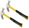 SOUJAP 2 PCS 26oz Claw Hammer, Forged Steel Nail Hammer with Non Slip Handle, Framing Rip Claw Hammer for Woodworking