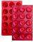 Generic Moule en Silicone,1 Moule Figue avec Revêtement Antiadhésif, Moule en Silicone Pâtisserie pour Muffins, Brownies, Gâteaux, Pudding, Glaçons, Gelée, Quiches (29 x 17 cm) – 15 cavités