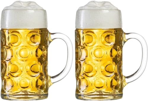 Cookinglife Boccale da birra Oktoberfest 1 litro - 2 pezzi