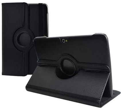 INSOLKIDON Compatibile con Samsung Galaxy Note 10.1 inch 2012 Tablet (N8000 N8010 N8013) Tablet Custodia protettiva in pelle Cover con Funzione di Supporto, Auto Svegliati/Sonno (Nero)