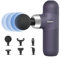 Mini Massage Gun - Tragbares Handheld-Percussion-Massagegerät zur Tiefengewebe-Muskelentspannung: Kompaktes, leichtes Design, leistungsstarker Motor, lange Batterielaufzeit - 6 Massageköpfe (grau)