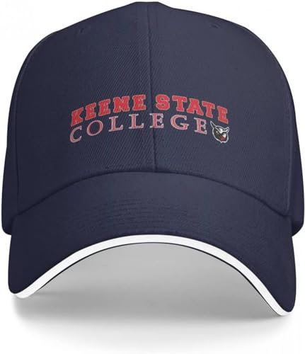 CAPHATMC Baseballkappe Hiphop Sonnenhut Keene State College mit Eulen-Design weitere KSC-Designs auf der Seite Baseballkappe Rave-Hut luxuriöser Strandausflugshut für Damen und Herren
