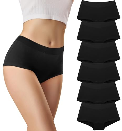 Libella Damen Panties 6er Pack Hipsters Boxershorts Baumwolle mit Weicher dehnbarer Bund 3429