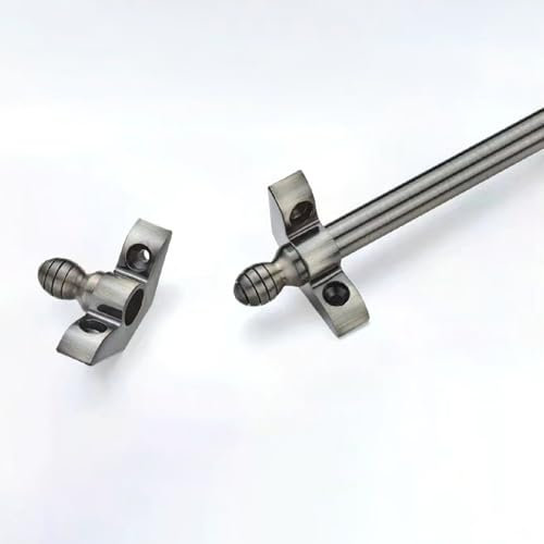 Vibeo Teppichstangen Bronzefarbene Teppichstangen mit Runden Endstücken, rutschfeste Treppenteppich-Halterung für Zuhause, Dekorative Treppenstangen für Teppichläufer(L70cm(27 1/2))