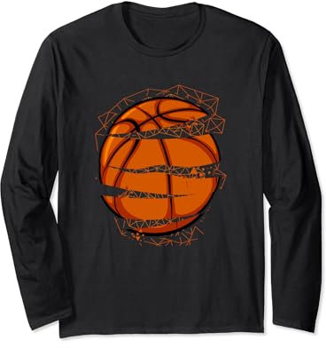 Basketball Player Training Jersey Vintage Basketball Long Sleeve T-Shirt